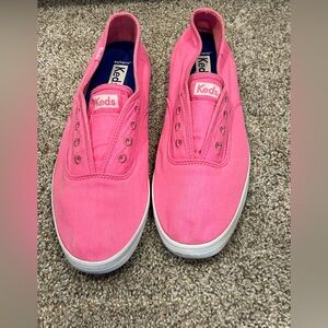 Keds Vibrant Pink Canvas Slip-Ons